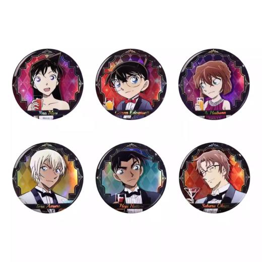 bilibiliGoods 名侦探柯南 黄昏晚宴 徽章 吧唧 6包/盒 国谷 商品图0