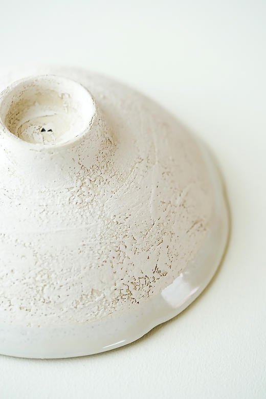 安藤雅信109白禾目泥釉六瓣反平盌 商品图3