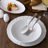 Noritake则武 cher blanc进口浮雕餐具套装纯白餐盘套组家用送礼cher blan 4人食餐具套装18头 商品缩略图3