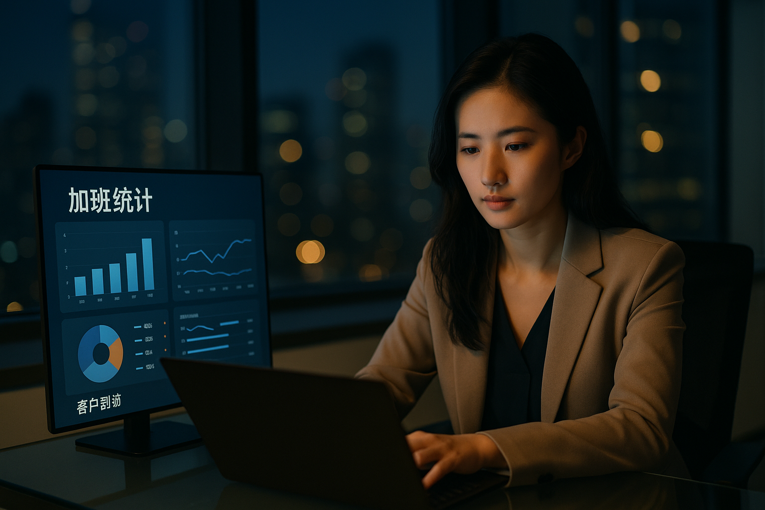 公司加班與客戶在辦公室的實(shí)時(shí)信息怎么看？