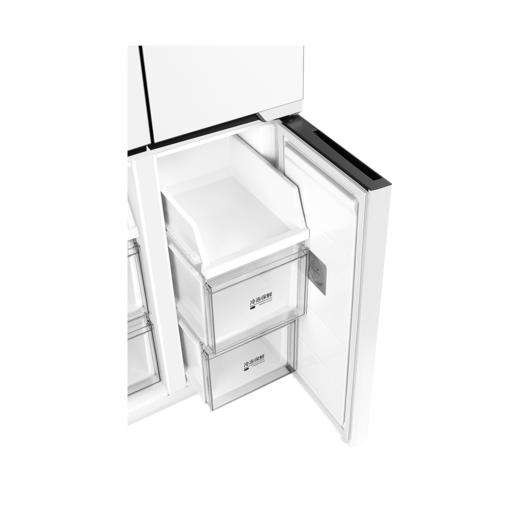 美的冰箱(202895)BCD-435WUSGPZM 凝光白 超净 纯平全嵌 商品图1