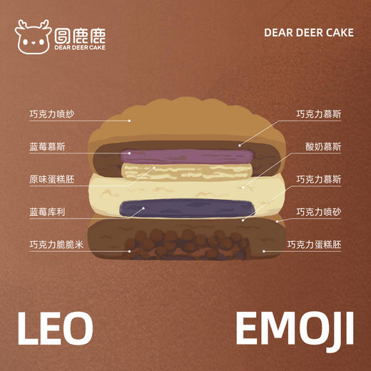 LEO emoji蛋糕 商品图1
