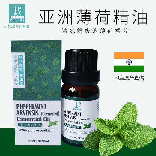 印度【 亚洲薄荷】精油 单方纯精油 清凉舒爽 闻嗅/扩香/调油 商品图0