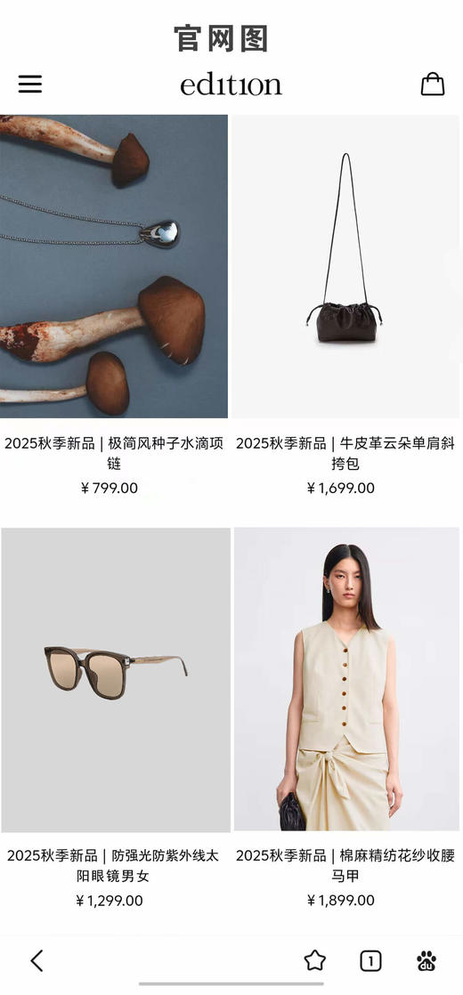 edition品牌全新太阳眼镜，防紫外线+明星同款设计 商品图3