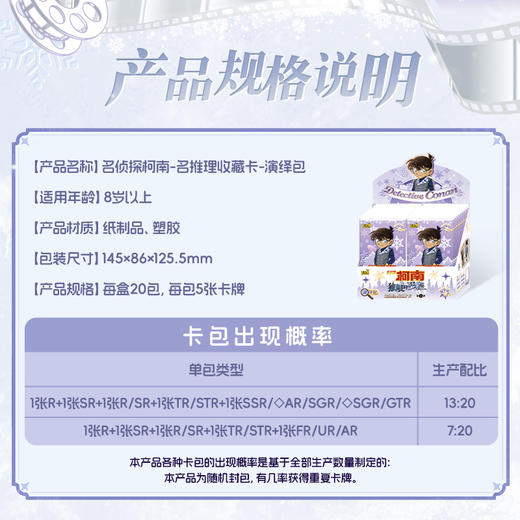卡游 名侦探柯南-名推理收藏卡-演绎包-第1弹KAYCKN-MTL-YY001 商品图6