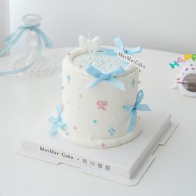 四寸|冰蓝·蝴蝶结【B5107】