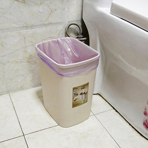 洁成小号卫生间用平口垃圾袋35*45 3卷共90只 商品图2