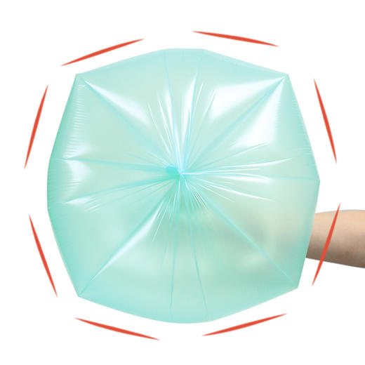 洁成垃圾袋加厚背心手提式中号45*62cm 15卷共300只【3色随机】 商品图5