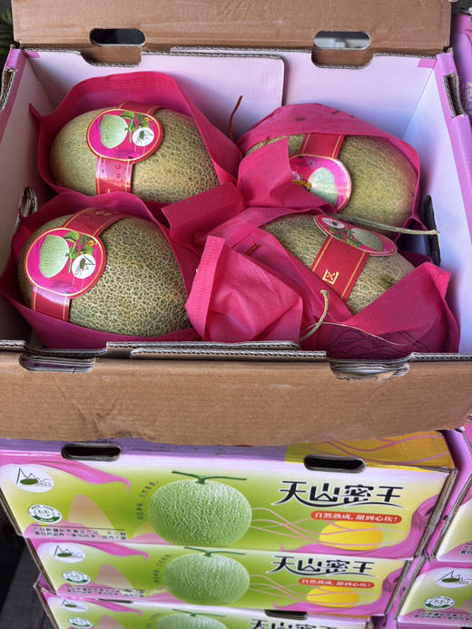 32.8元/箱新疆吊藤哈密瓜4个装约14斤左右 商品图0