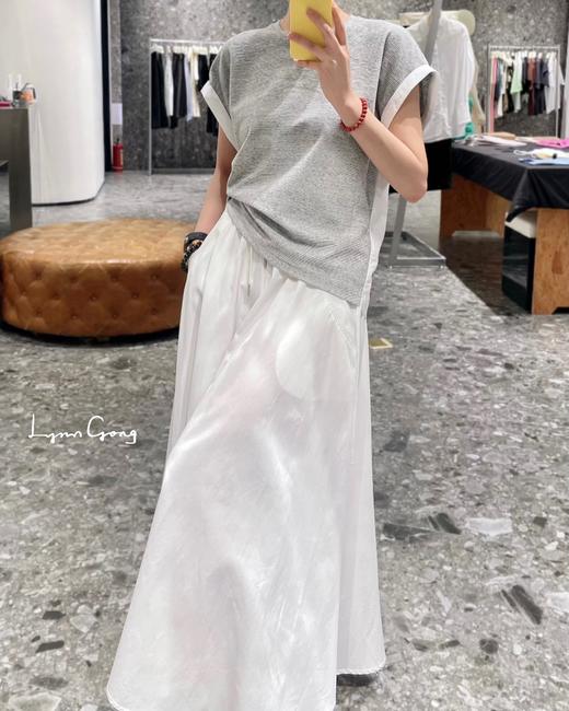 拼接抽绳T恤 商品图1