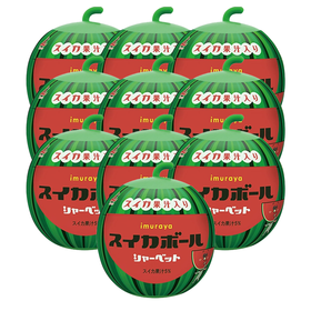【直送到家】井村屋西瓜冰球 82g*10个 日本原装进口（冷链商品不退不换）