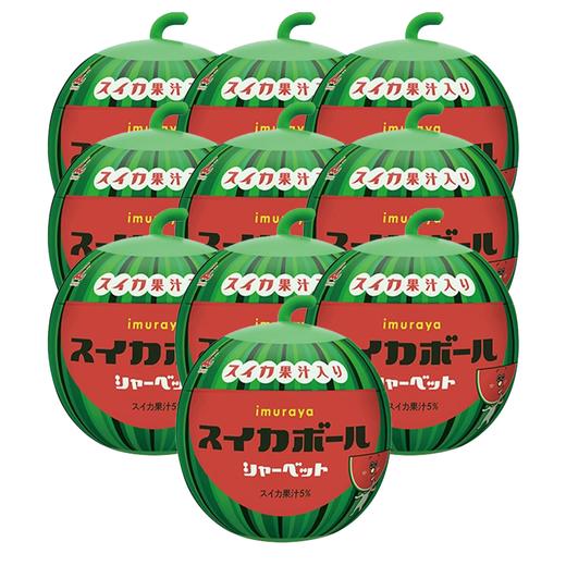 【直送到家】井村屋西瓜冰球 82g*10个 日本原装进口（冷链商品不退不换） 商品图0