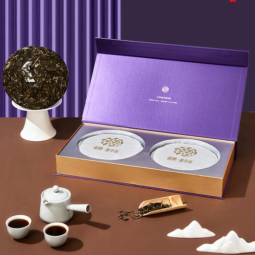 雀牌·露华春共丰年双饼礼盒357g×2 商品图3