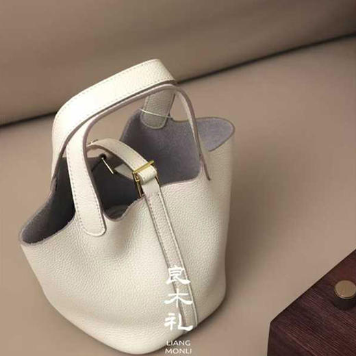 【现货】良木礼14CM菜篮子牛皮包（0304） 商品图0