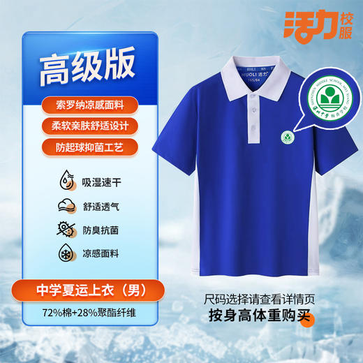【高级版】中学  深圳中学梅香学校中学夏运秋运冬运运动服 商品图3
