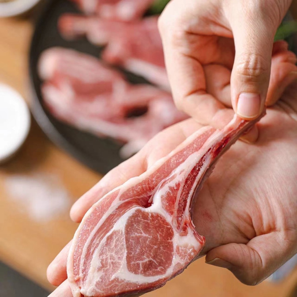 严选 | 原切法式小羊排 500克*2袋 鲜嫩不膻 奶香十足