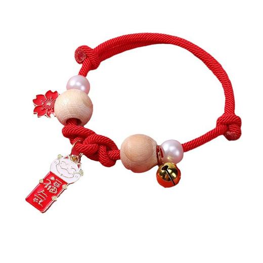 猫咪项圈饰品狗狗脖圈猫铃铛香樟木项链用品宠物配饰 商品图3