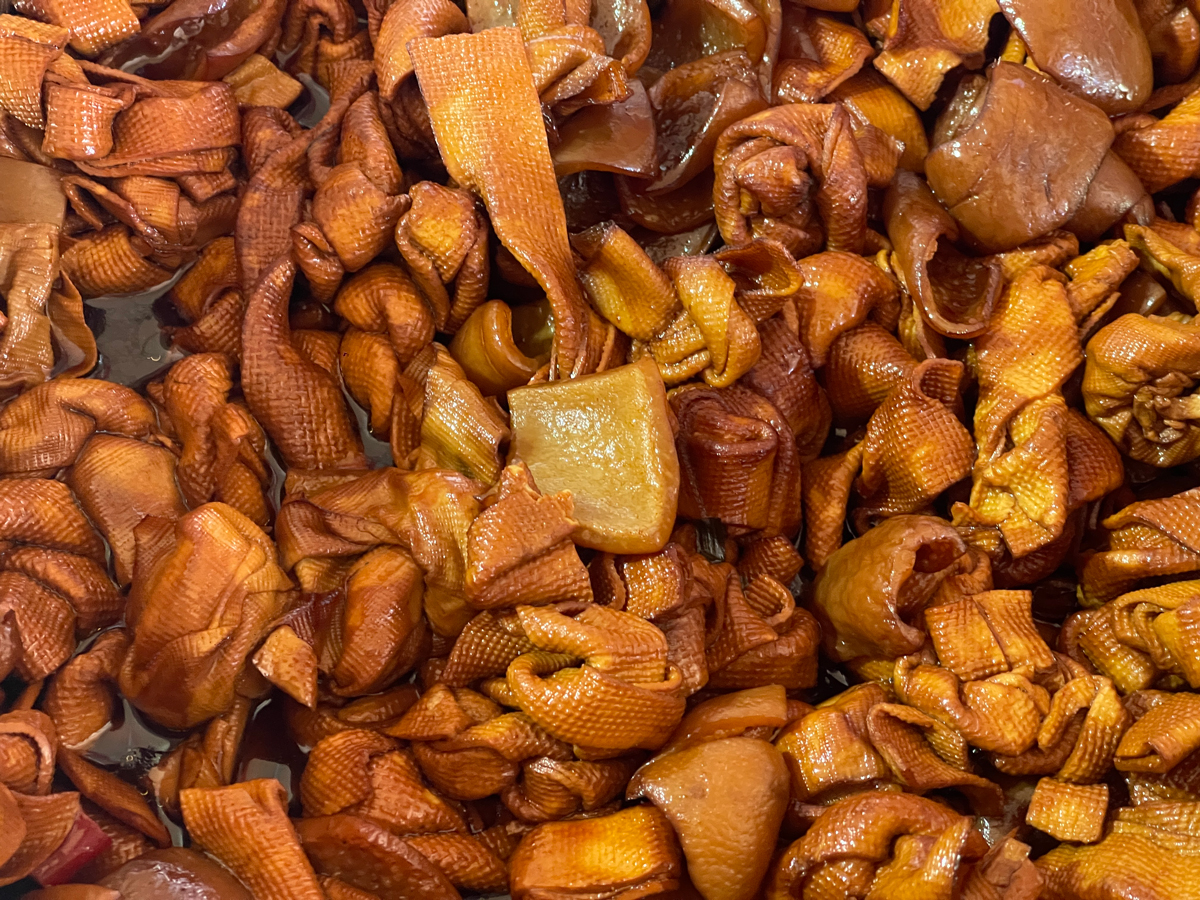 【1000ml盒子】千张结烧猪皮