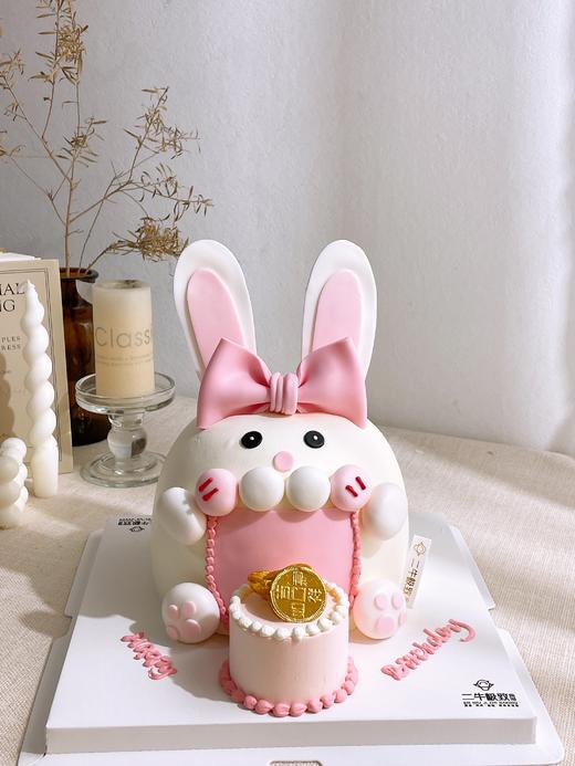 翻糖加高定制-可爱兔 商品图0