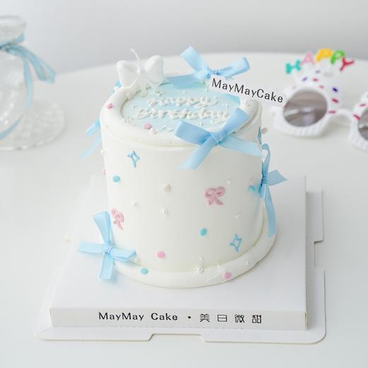 四寸|冰蓝·蝴蝶结【B5107】 商品图1