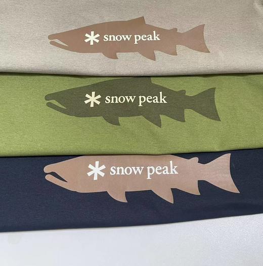 东京户外 雪峰 Snow Peak YAMAME Graphic 飞鱼系列机能短袖 商品图2