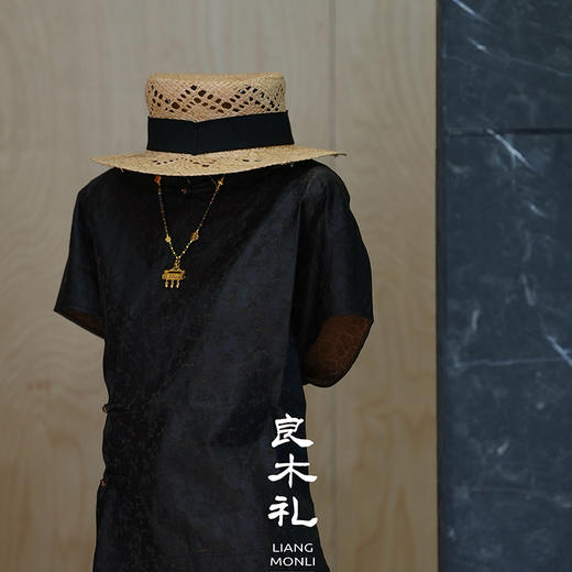 【预售7天】良木礼香云纱真丝上衣（X7394） 商品图0