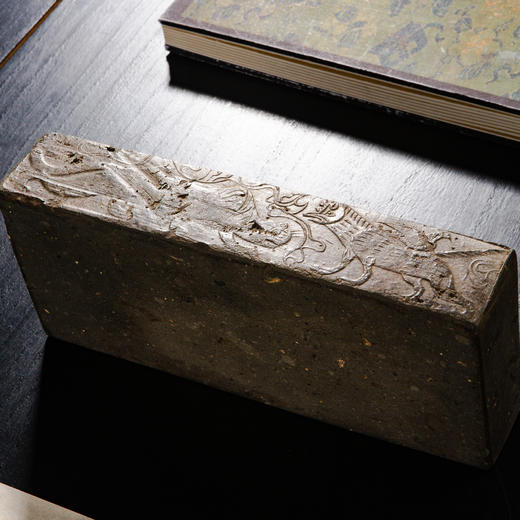 汉晋“古兽图”古砖制砚 商品图9