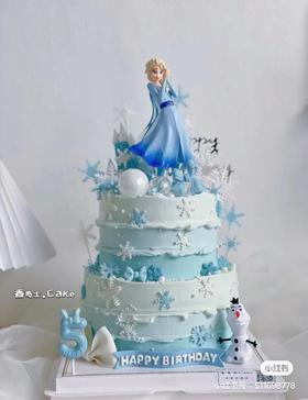 艾莎双层款蛋糕2