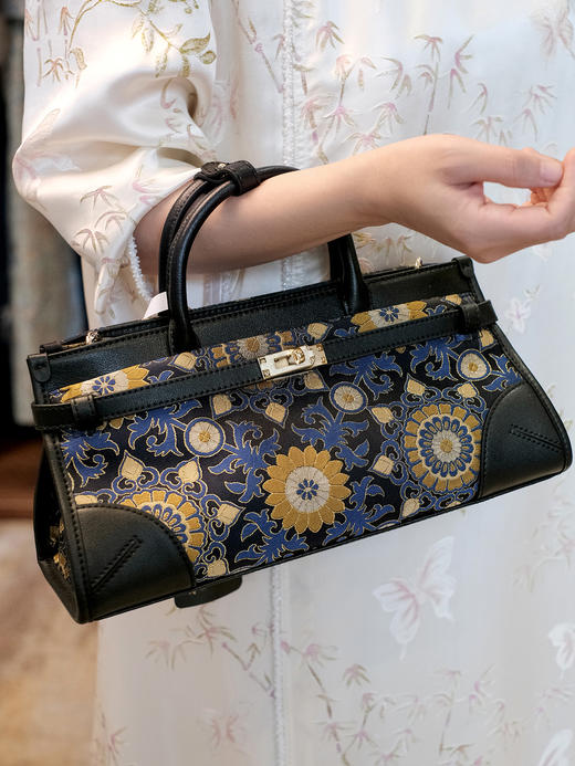 盛唐婧| 烟岚手提包-黑色 商品图2