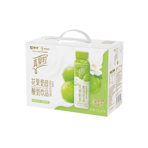 真果粒花果奶昔茉莉风味+青提果粒酸奶饮品PET瓶230g×10瓶 商品图0