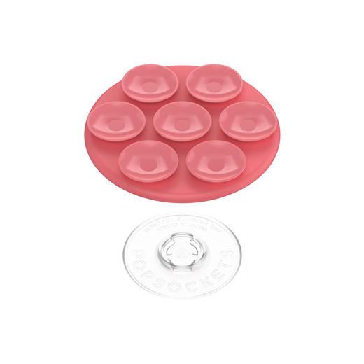 【Suck up 泡泡吸】花瓣粉 POPGRIP泡泡骚手机粘贴式气囊支架 Suck up泡泡吸系列 粉色 吸盘 墙面支架 商品图4