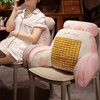 自然醒抱抱猫加高竹席拥抱式腰靠夏季凉席床头靠垫软包护腰靠枕大靠背抱枕QYL 商品缩略图13