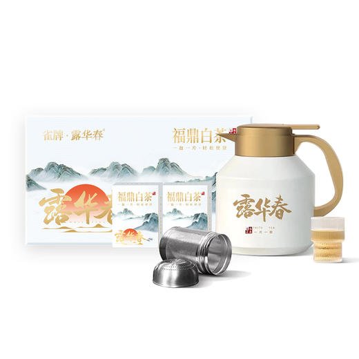 雀牌·露华春福鼎白茶 +老白茶方片壶 商品图1