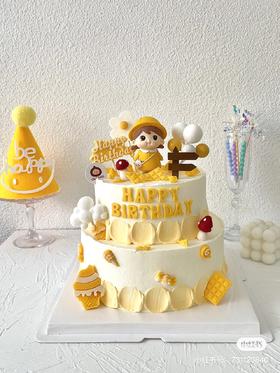 女孩双层款蛋糕2