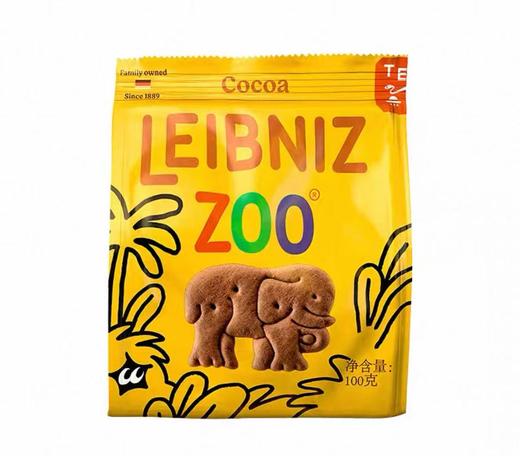 百乐顺莱布尼兹动物造型可可饼干（100g） 商品图0