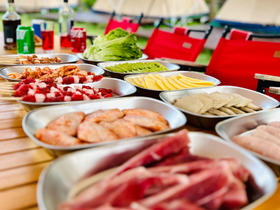 198元烧烤套餐  【杉木湖星空露营地】