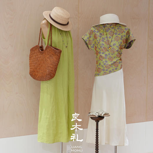 【预售7天】良木礼蜀锦罗双色上衣（X7330） 商品图1