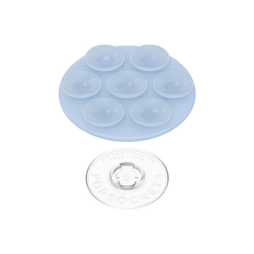 【Suck up 泡泡吸】清水蓝 POPGRIP泡泡骚手机粘贴式气囊支架 Suck up泡泡吸系列 蓝色 吸盘 墙面支架 商品图4