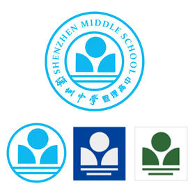 深圳中学数理高中校徽4件套（单独购买，校徽以实物为准，缝制校徽）【预售：15号左右发货】