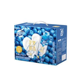 真果粒花果奶昔接骨木花蓝莓风味酸奶饮品PET瓶230g×10瓶