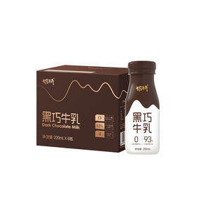 蒙牛奶特黑巧牛乳黑巧味全脂调制乳PET瓶 200ml×6瓶