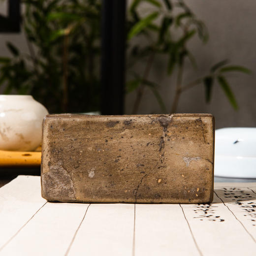 汉晋“张弓策马图”古砖制砚 商品图3