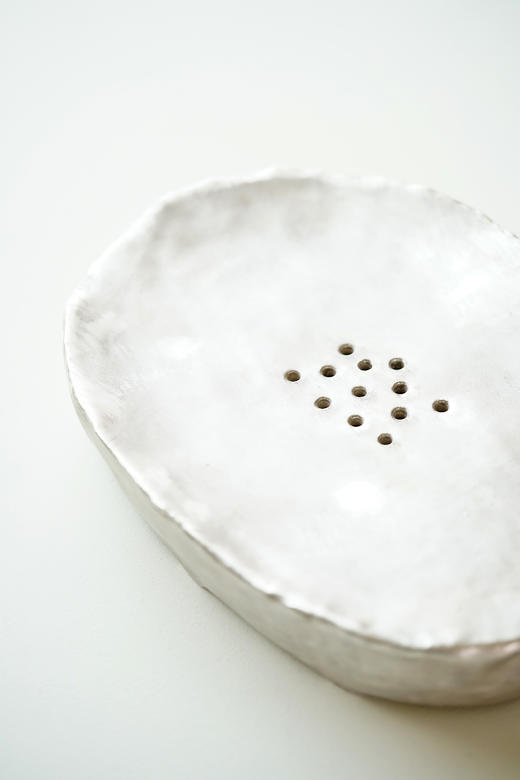 安藤雅信122白银彩薄型楕圆茶盘 商品图1