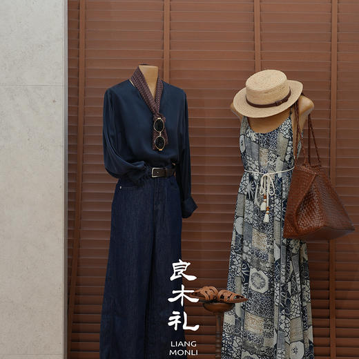 【预售7天】良木礼真丝珍珠衬衫（X7349） 商品图1