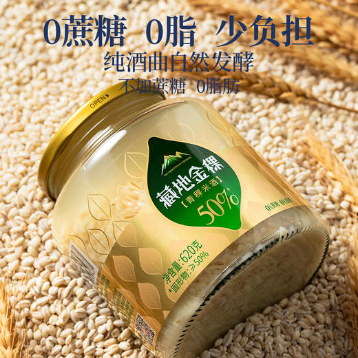 藏地金稞青稞醪糟560g*1瓶+青稞米酒620g*1瓶 商品图3