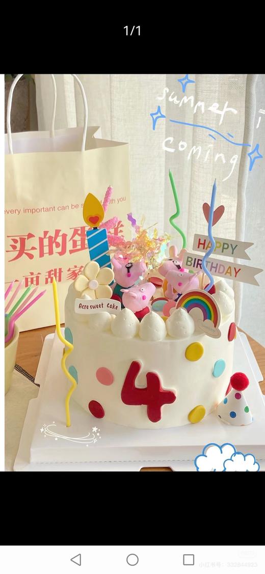 佩奇一家款蛋糕1 商品图0