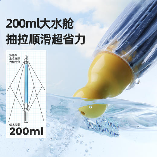 美乐童年冲冲伞滋水枪儿童喷水雨伞水枪抽拉式漂流打水仗呲水玩具 商品图3