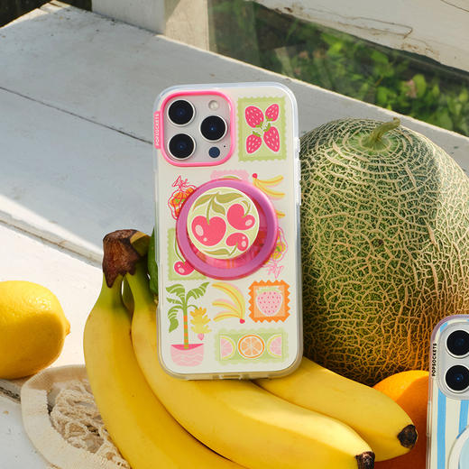 【水果！水果！】果味集邮册 POPCASE手机壳 MagSafe Popcase磁吸款 撞色 拼贴 iPhone17/16/15/14 商品图1