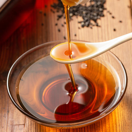 百年郧府黑芝麻100%纯香油（500ml/瓶） 商品图1