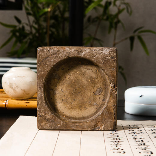 汉晋“张弓策马图”古砖制砚 商品图5